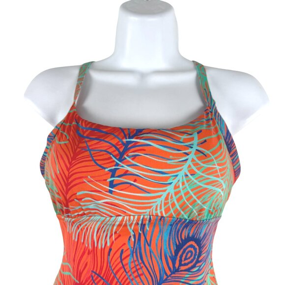 Vilebrequin Plumes Feria One Piece Swimsuit Size 8 Printed Multicolored SW-2099 - Picture 3 of 13